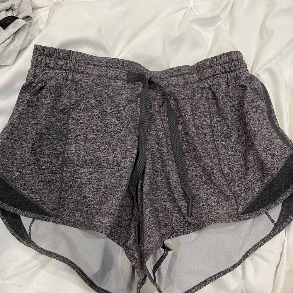 Size 8 lulu lemon grey shorts